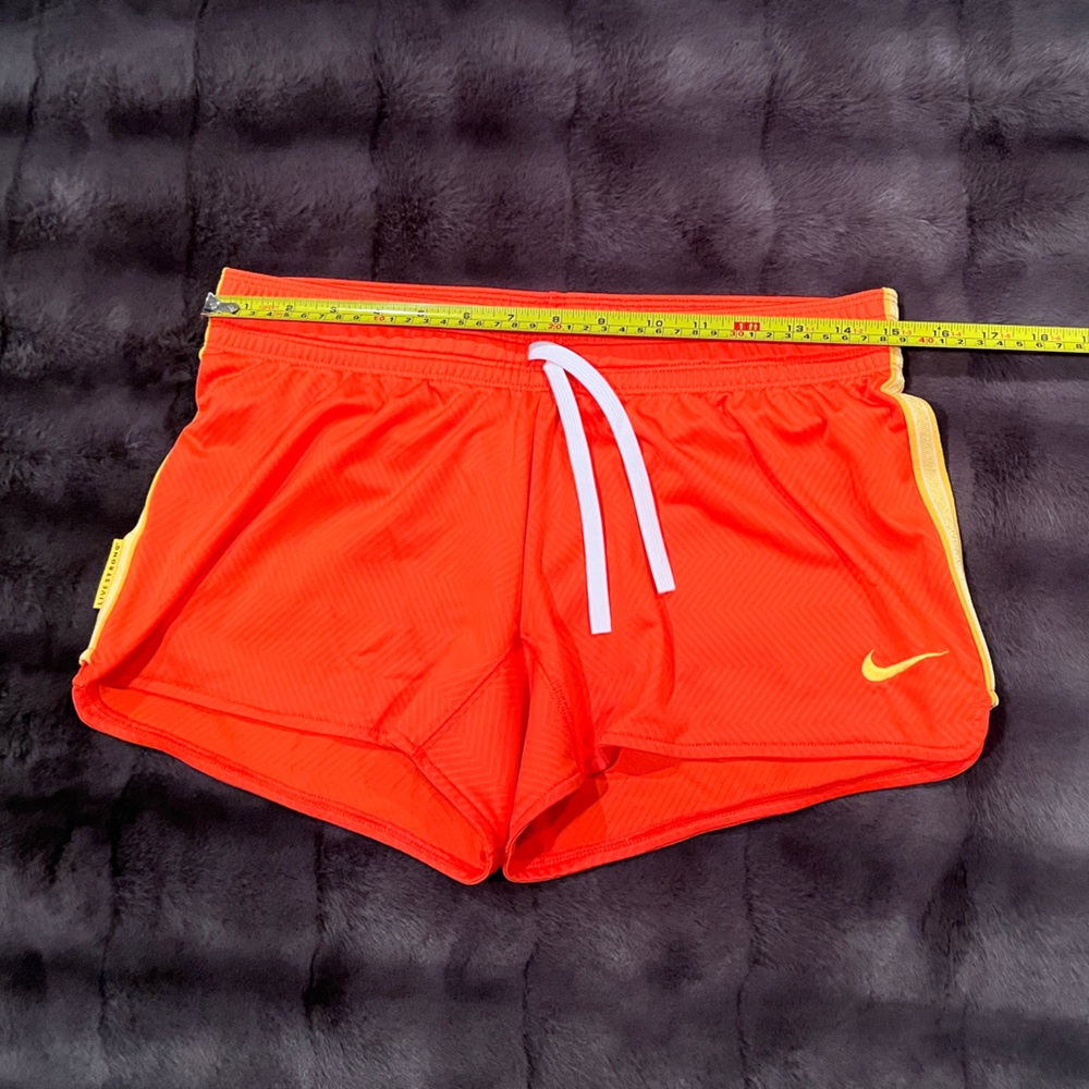 Nike Dri-Fit Athletic Shorts - Orange with Yellow Accent - Small (S) - NWOT - Picture 8 of 8